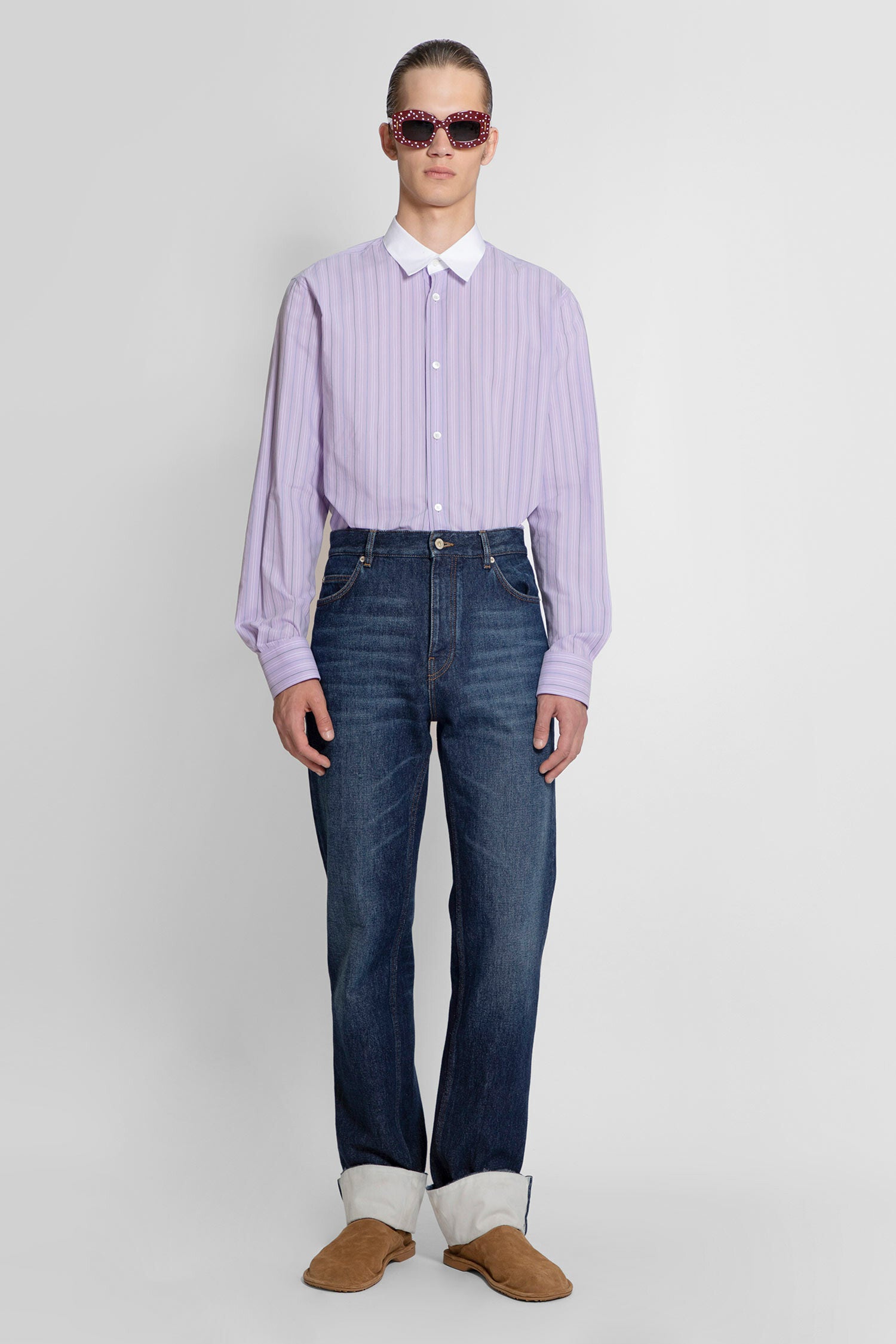 LOEWE MAN PURPLE SHIRTS