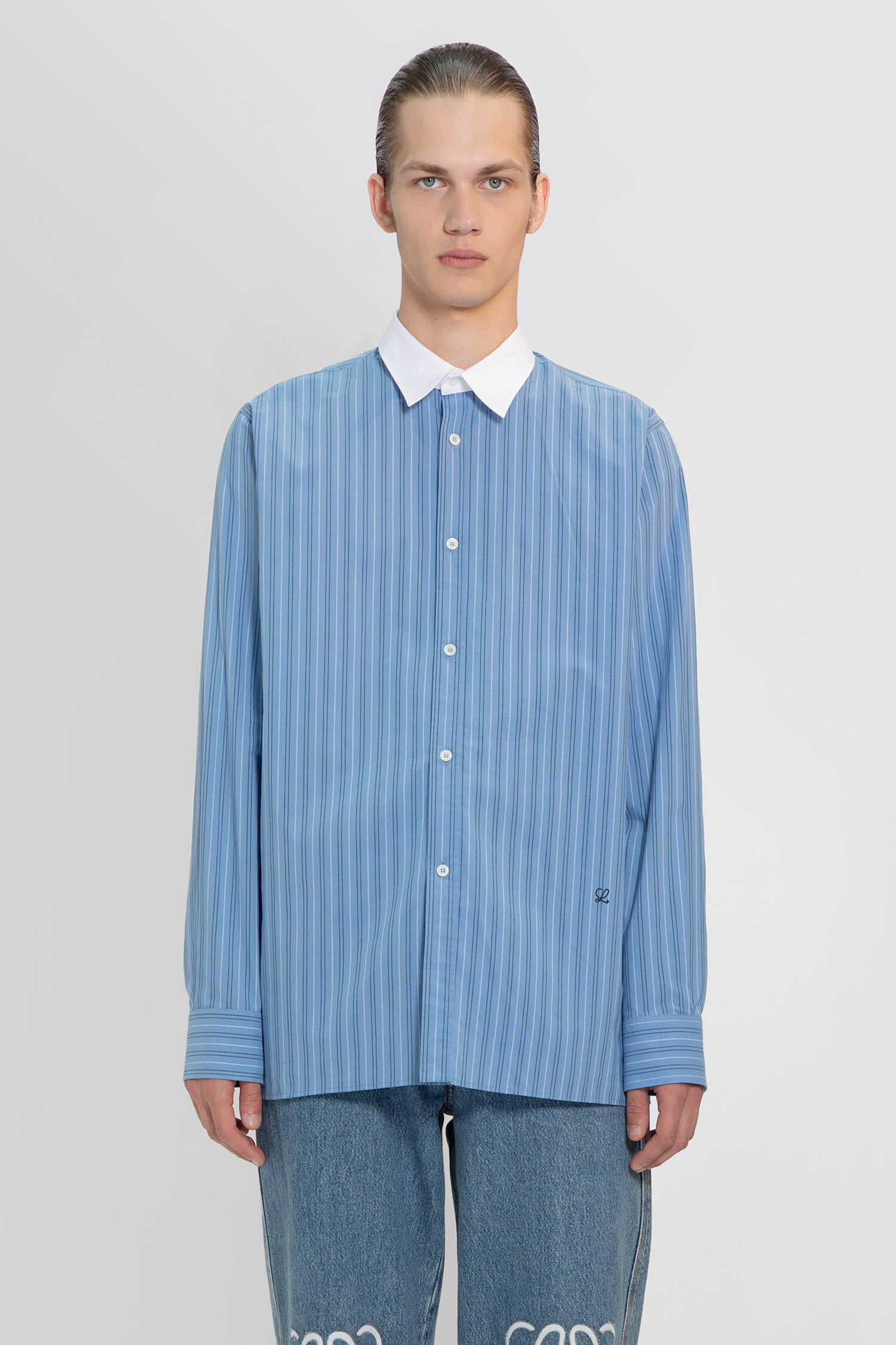 LOEWE MAN BLUE SHIRTS