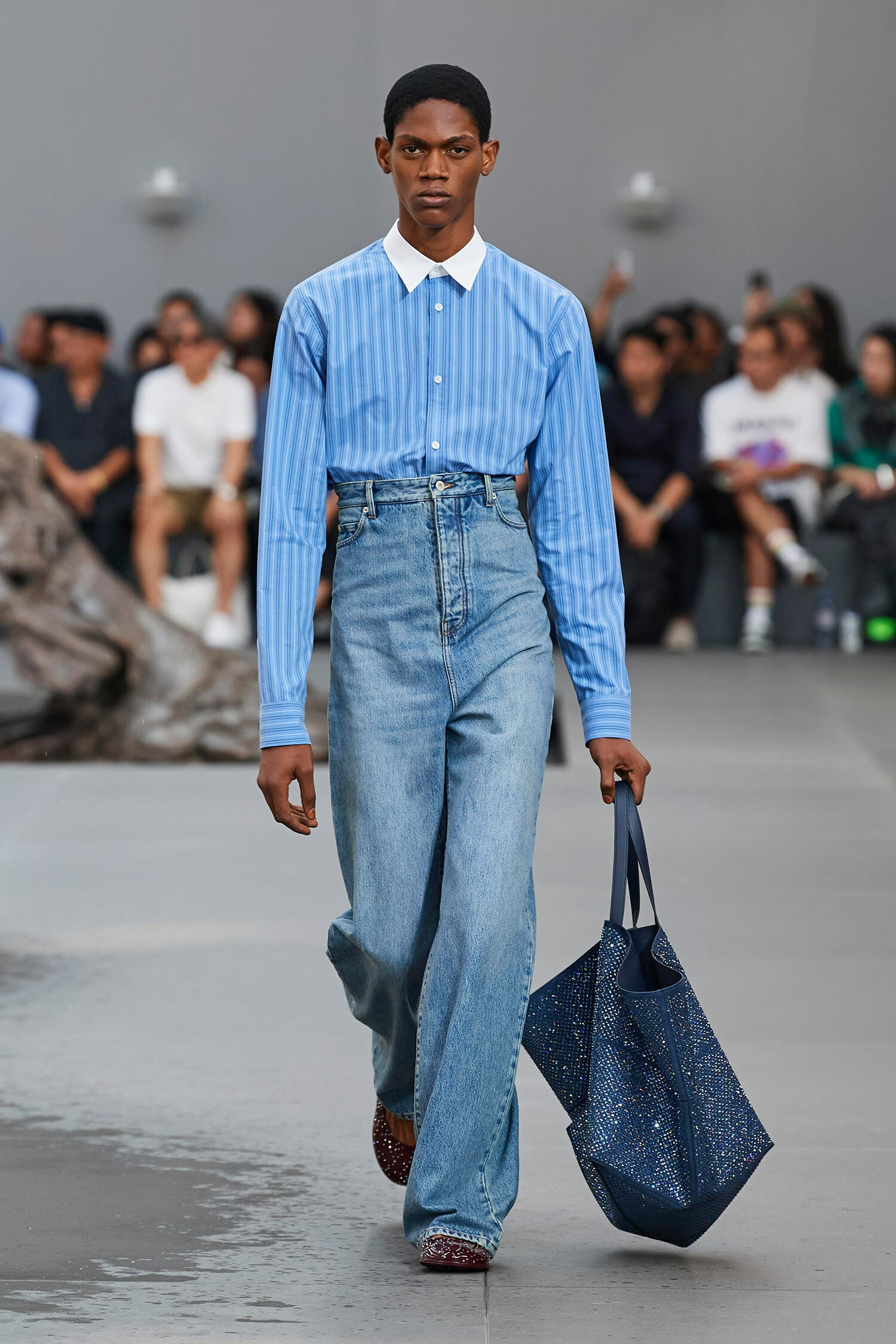 LOEWE MAN BLUE SHIRTS