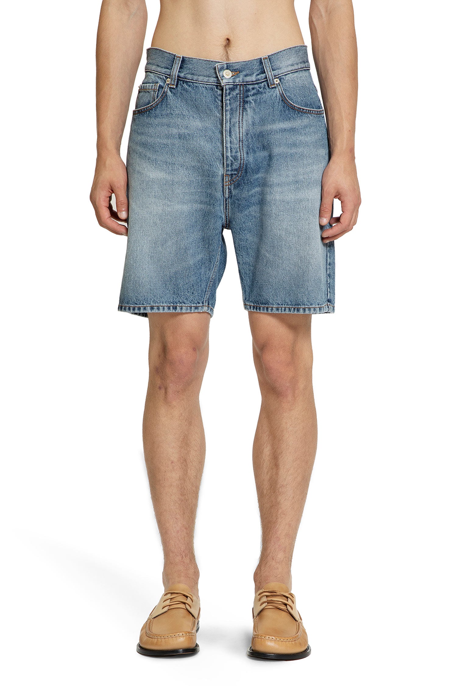 LOEWE MAN BLUE SHORTS & SKIRTS