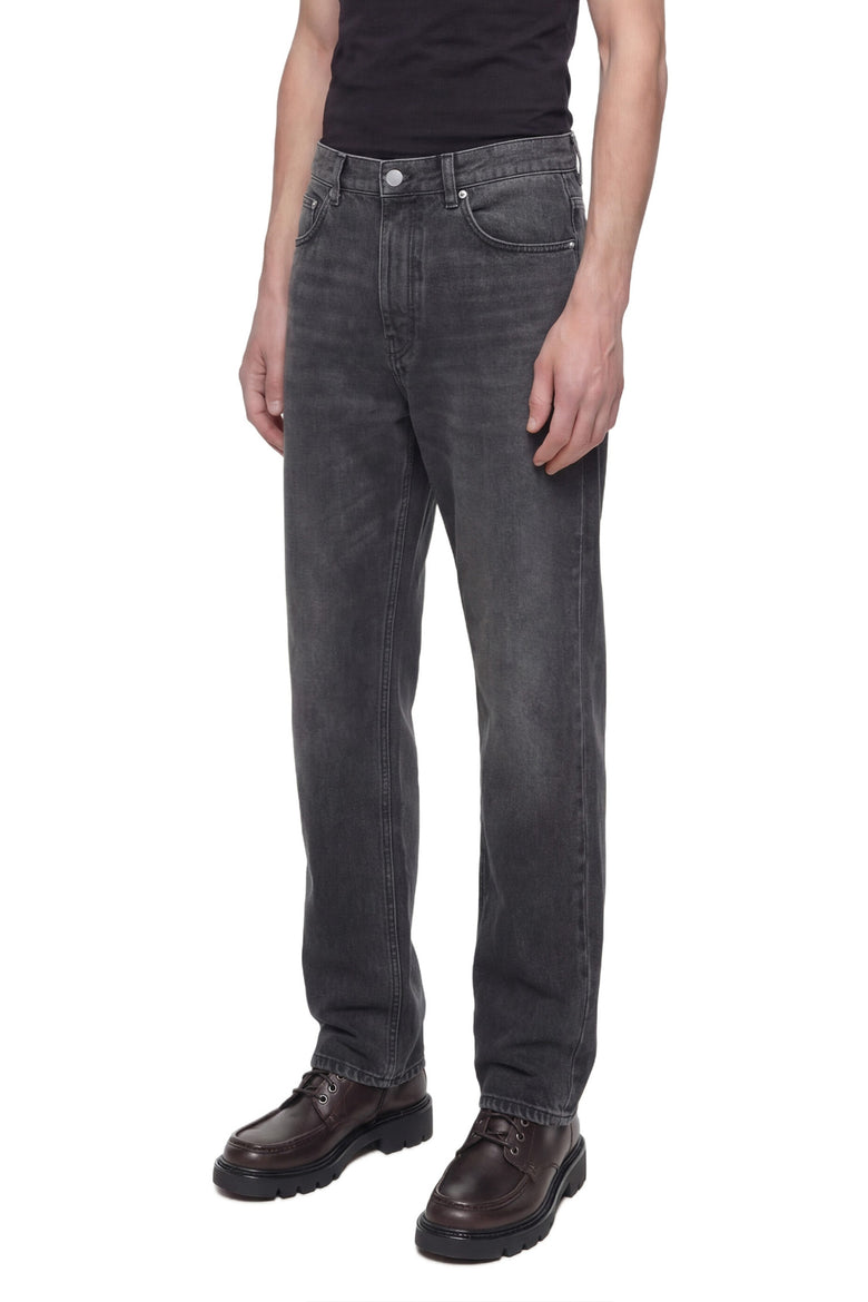 Washed Cotton Denim Jeans