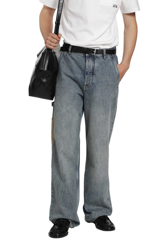 Washed Denim Jeans