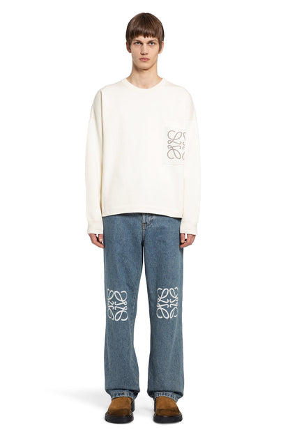 LOEWE MAN WHITE KNITWEAR