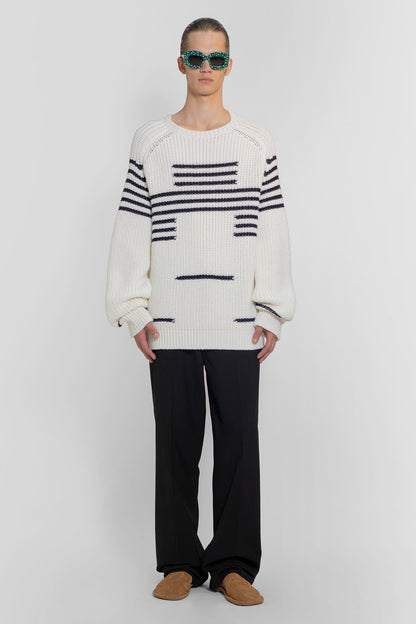 LOEWE MAN OFF-WHITE KNITWEAR