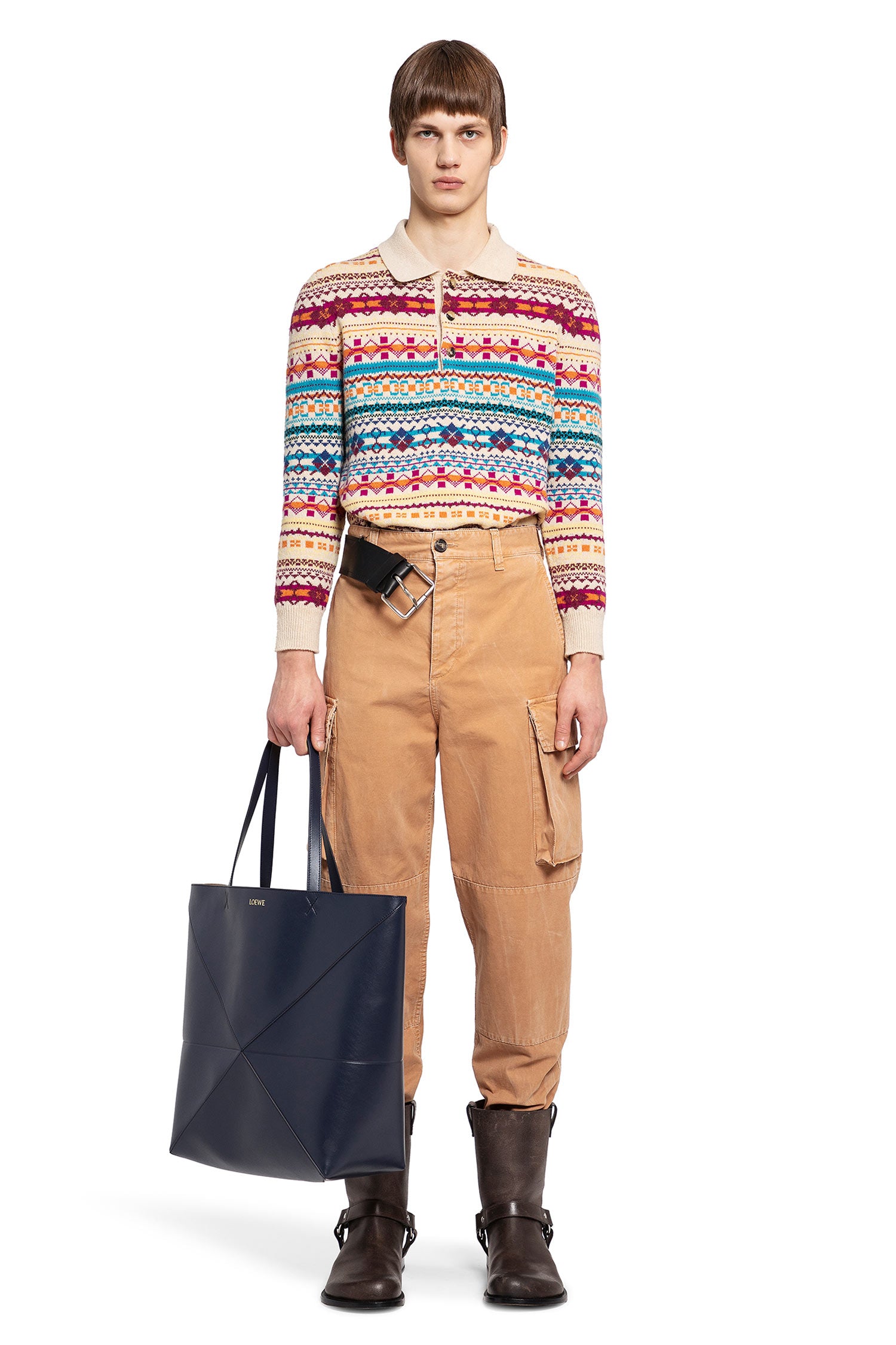 LOEWE MAN MULTICOLOR KNITWEAR