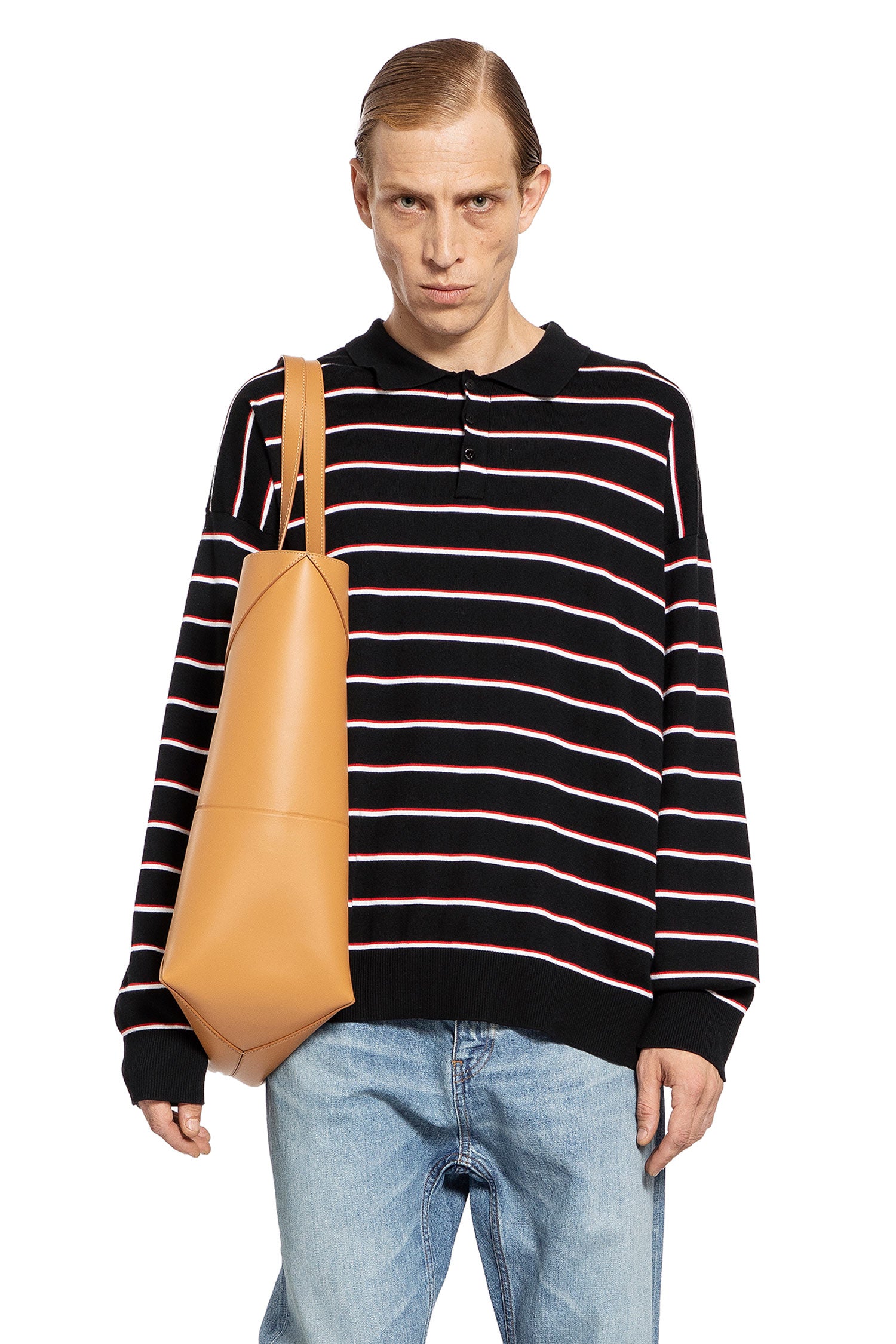 LOEWE MAN BLACK KNITWEAR