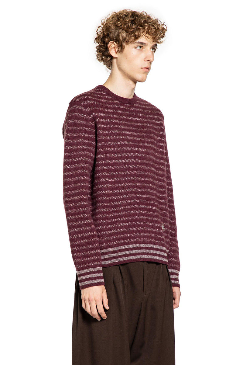 Wool Striped Crewneck Knitwear - Antonioli.eu