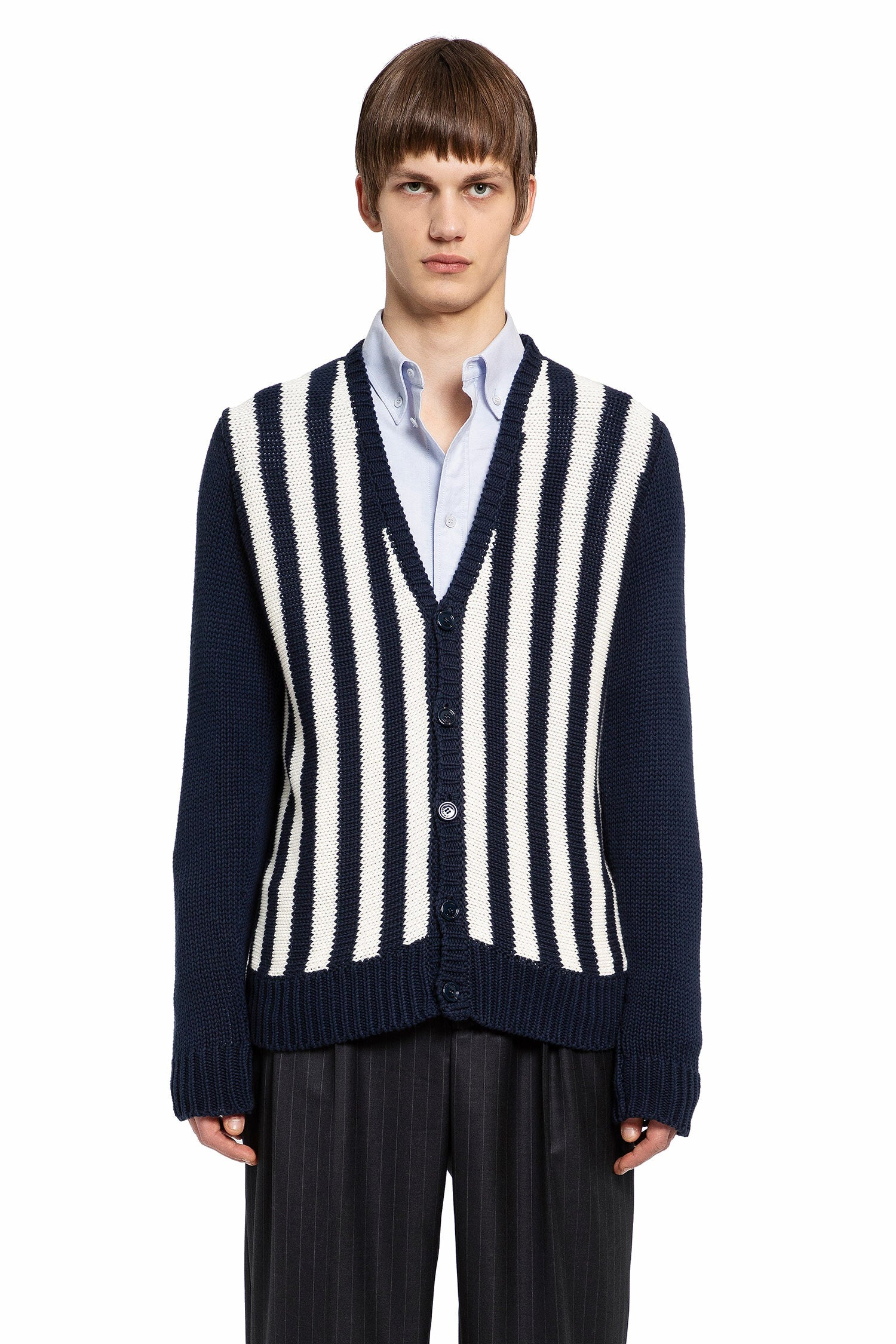 LOEWE MAN BLUE KNITWEAR