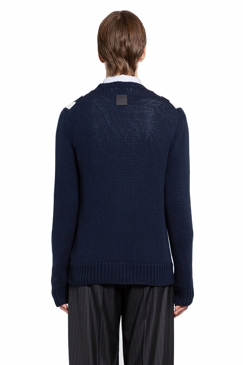 LOEWE MAN BLUE KNITWEAR