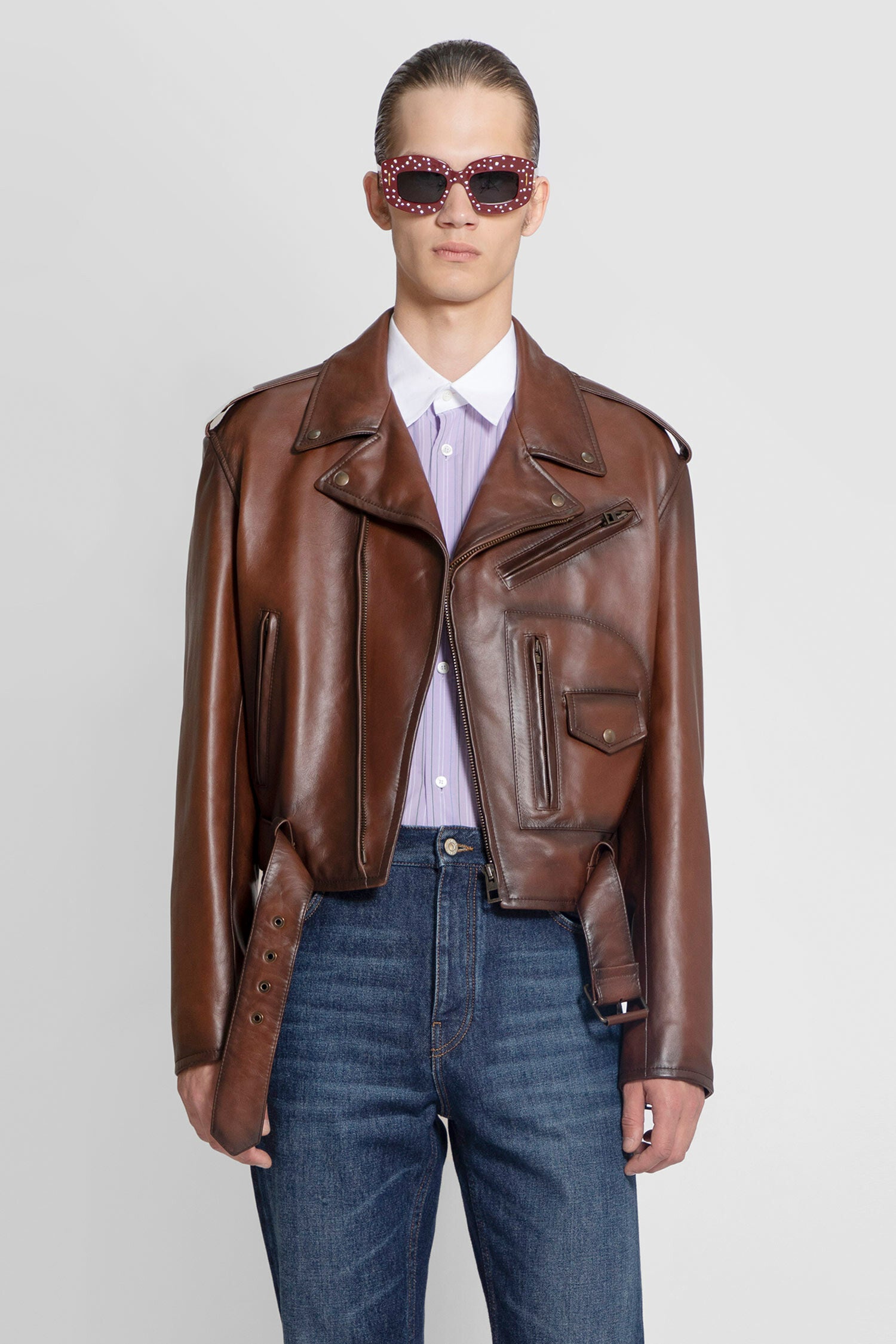 LOEWE MAN BROWN JACKETS