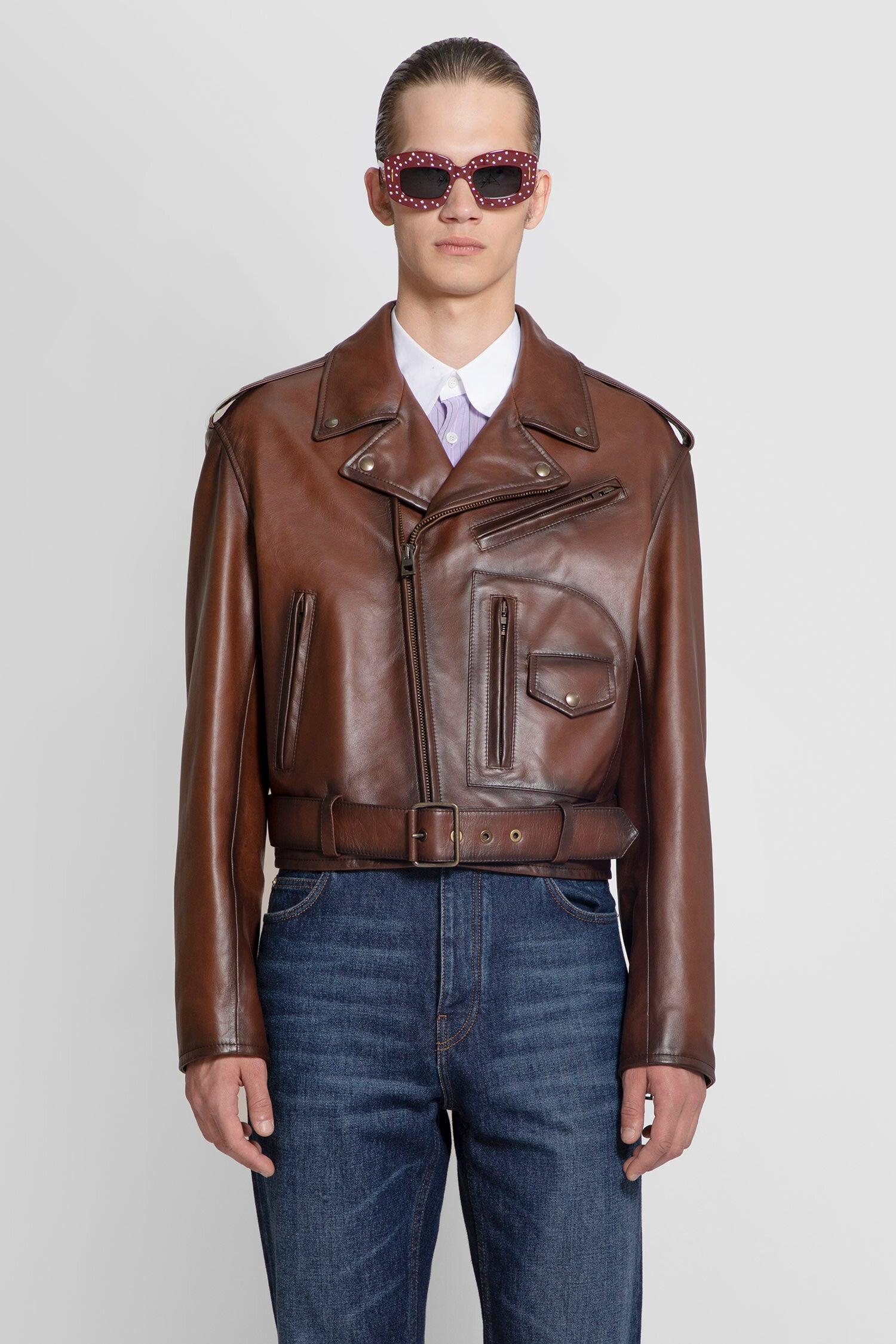 LOEWE MAN BROWN JACKETS