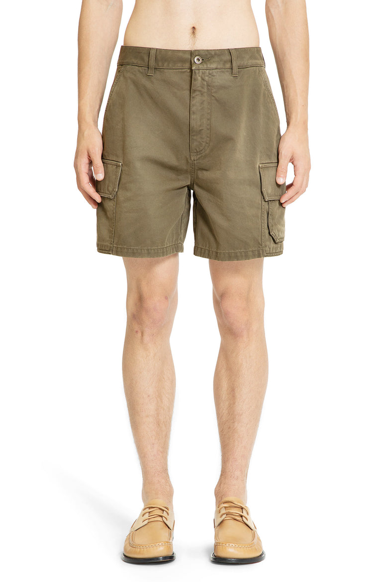 LOEWE MAN GREEN SHORTS & SKIRTS