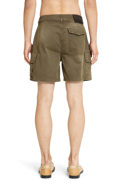 LOEWE MAN GREEN SHORTS & SKIRTS