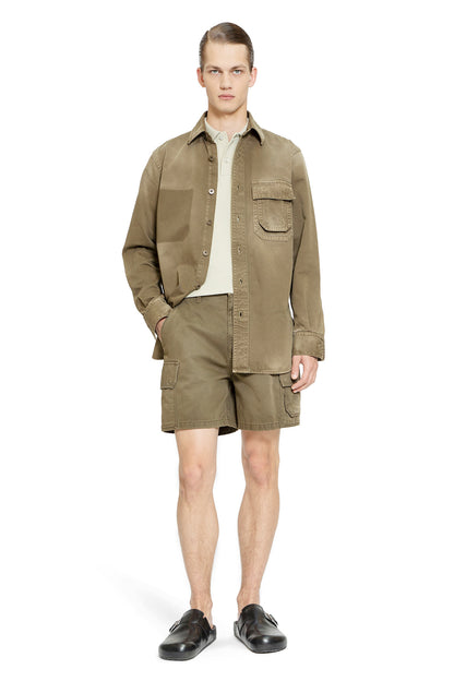 LOEWE MAN GREEN SHORTS & SKIRTS