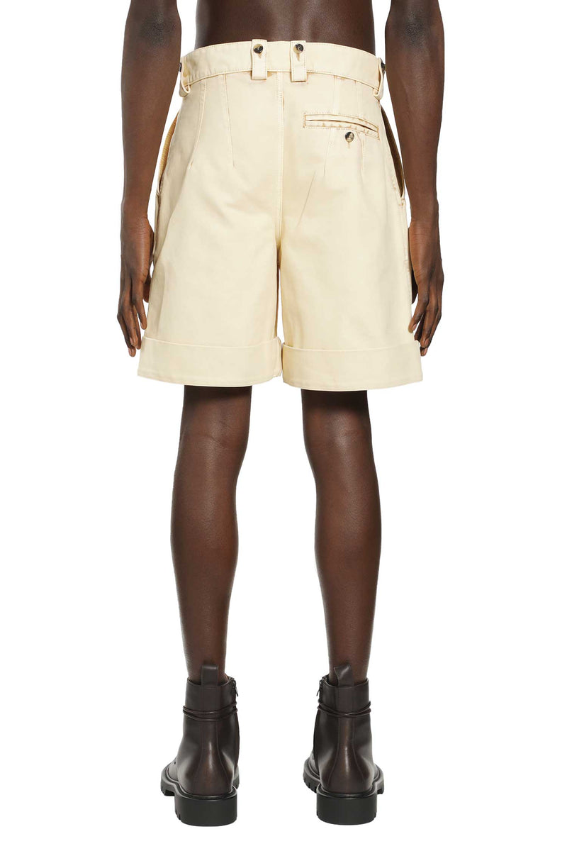 Turn-Up Shorts in Cotton