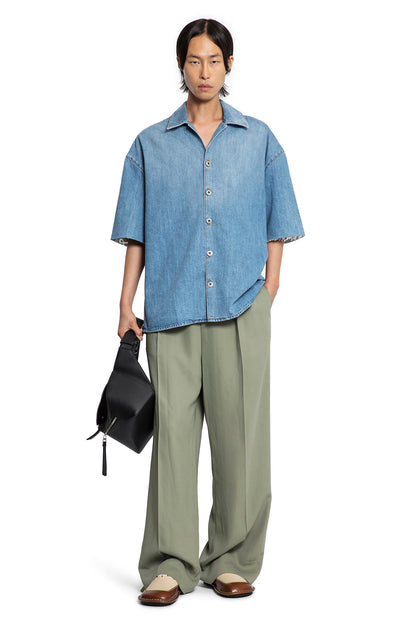 Anagram Short Sleeve Shirt in Denim