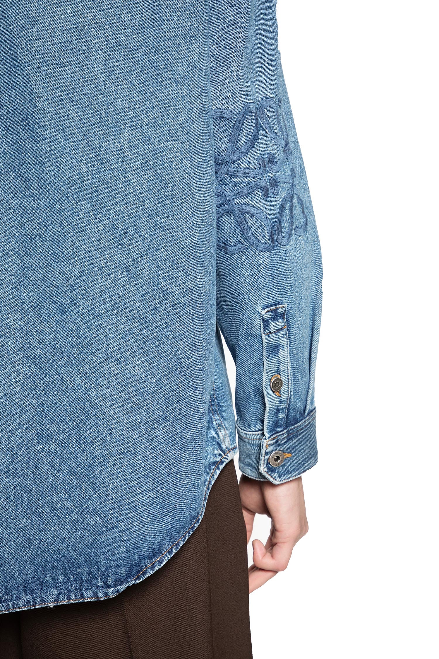 Anagram Overshirt in Denim