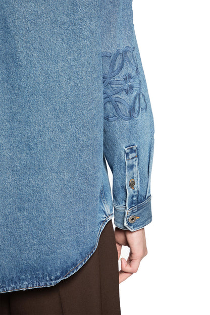 Anagram Overshirt in Denim