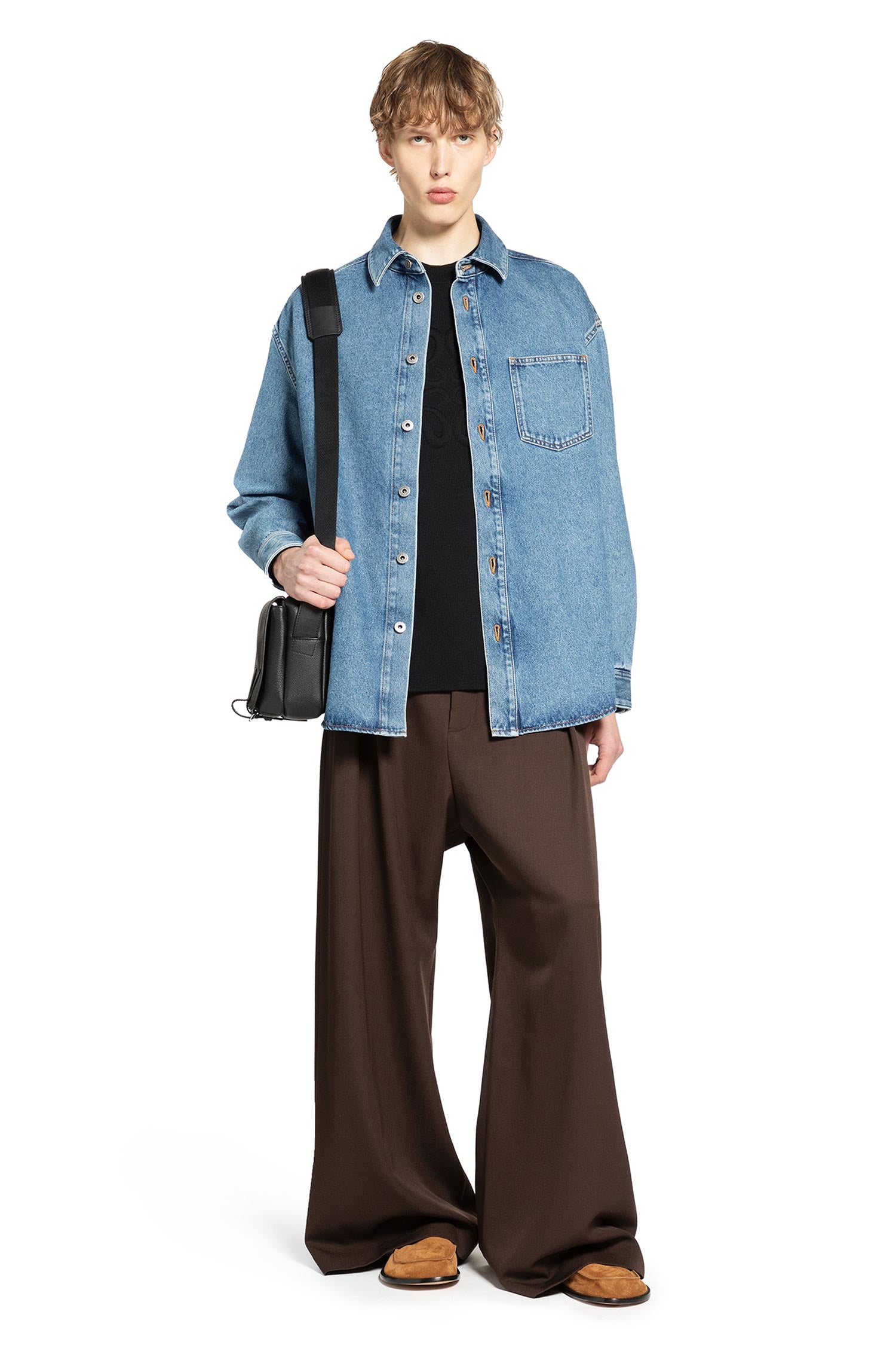 Anagram Overshirt in Denim
