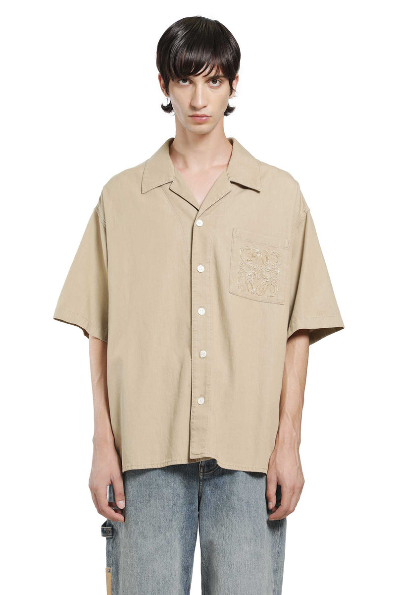 LOEWE Cotton Short Sleeve Shirt man