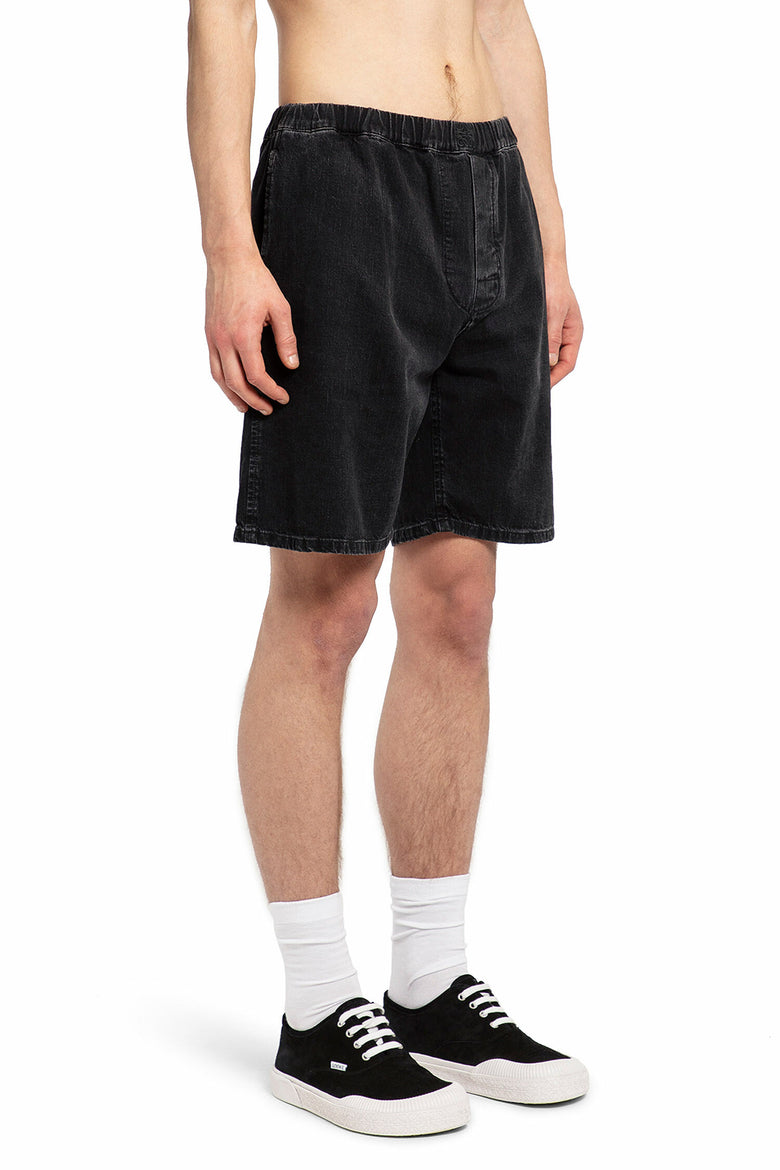 LOEWE MAN BLACK SHORTS & SKIRTS