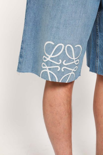 Anagram Denim Bermuda Shorts