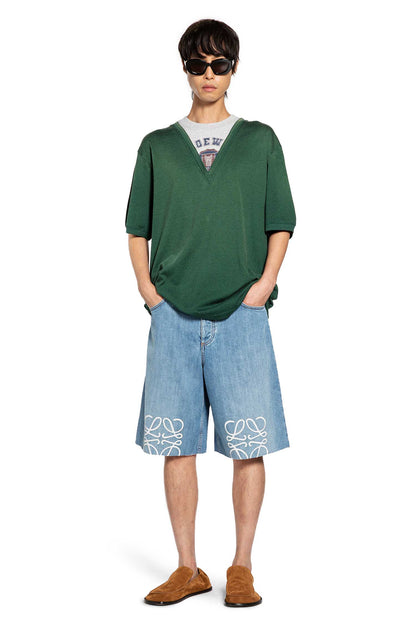 Anagram Denim Bermuda Shorts
