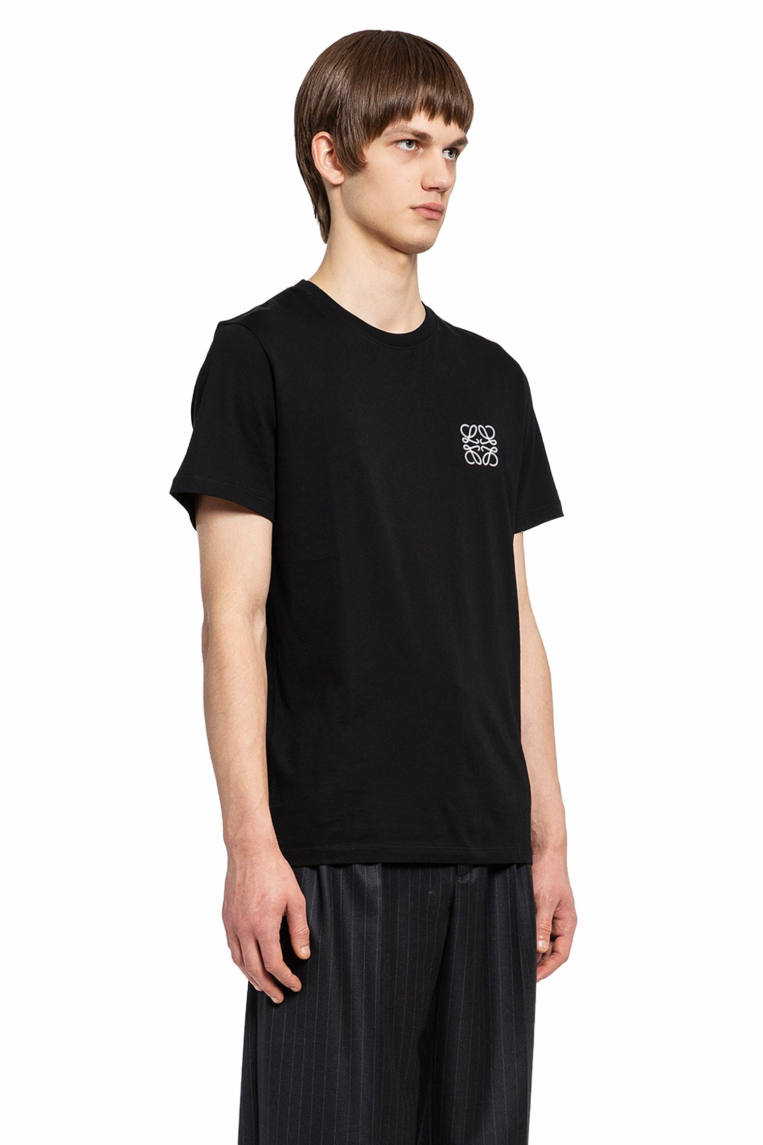 LOEWE MAN BLACK T-SHIRTS