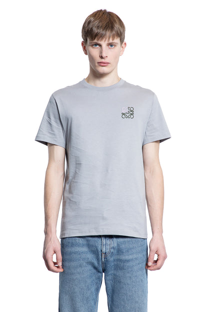 LOEWE MAN GREY T-SHIRTS & TANK TOPS