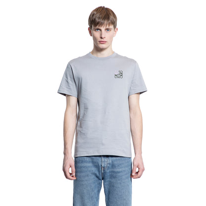 LOEWE MAN GREY T-SHIRTS & TANK TOPS