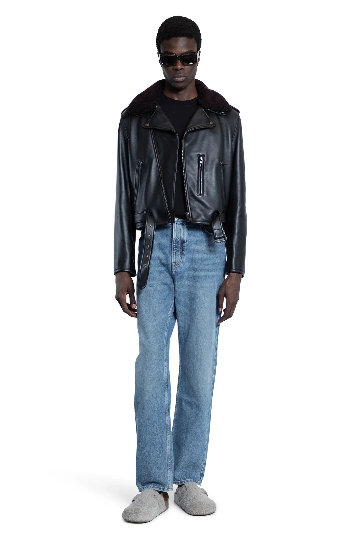 LOEWE MAN BLACK T-SHIRTS & TANK TOPS - Antonioli.eu