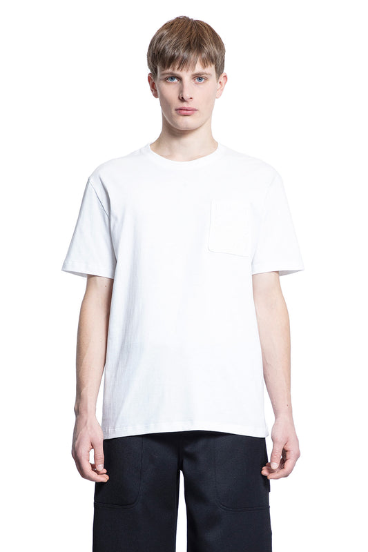 LOEWE MAN WHITE T-SHIRTS & TANK TOPS