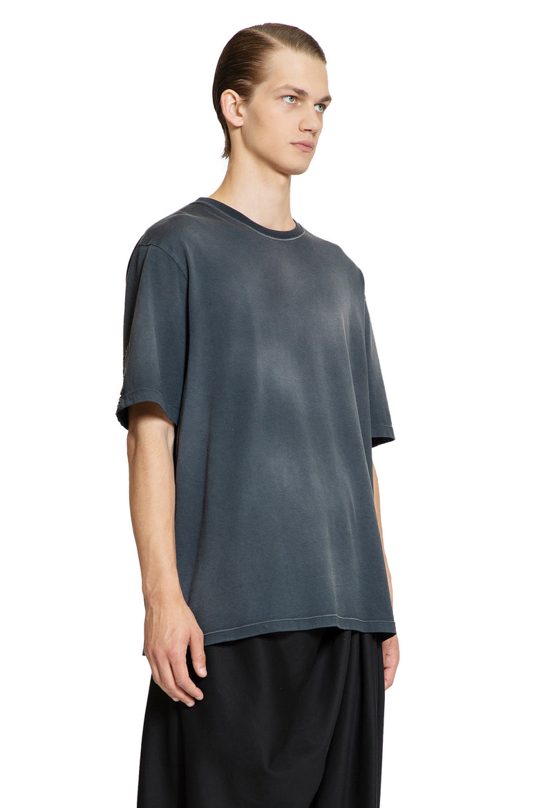 LOEWE MAN BLACK T-SHIRTS & TANK TOPS