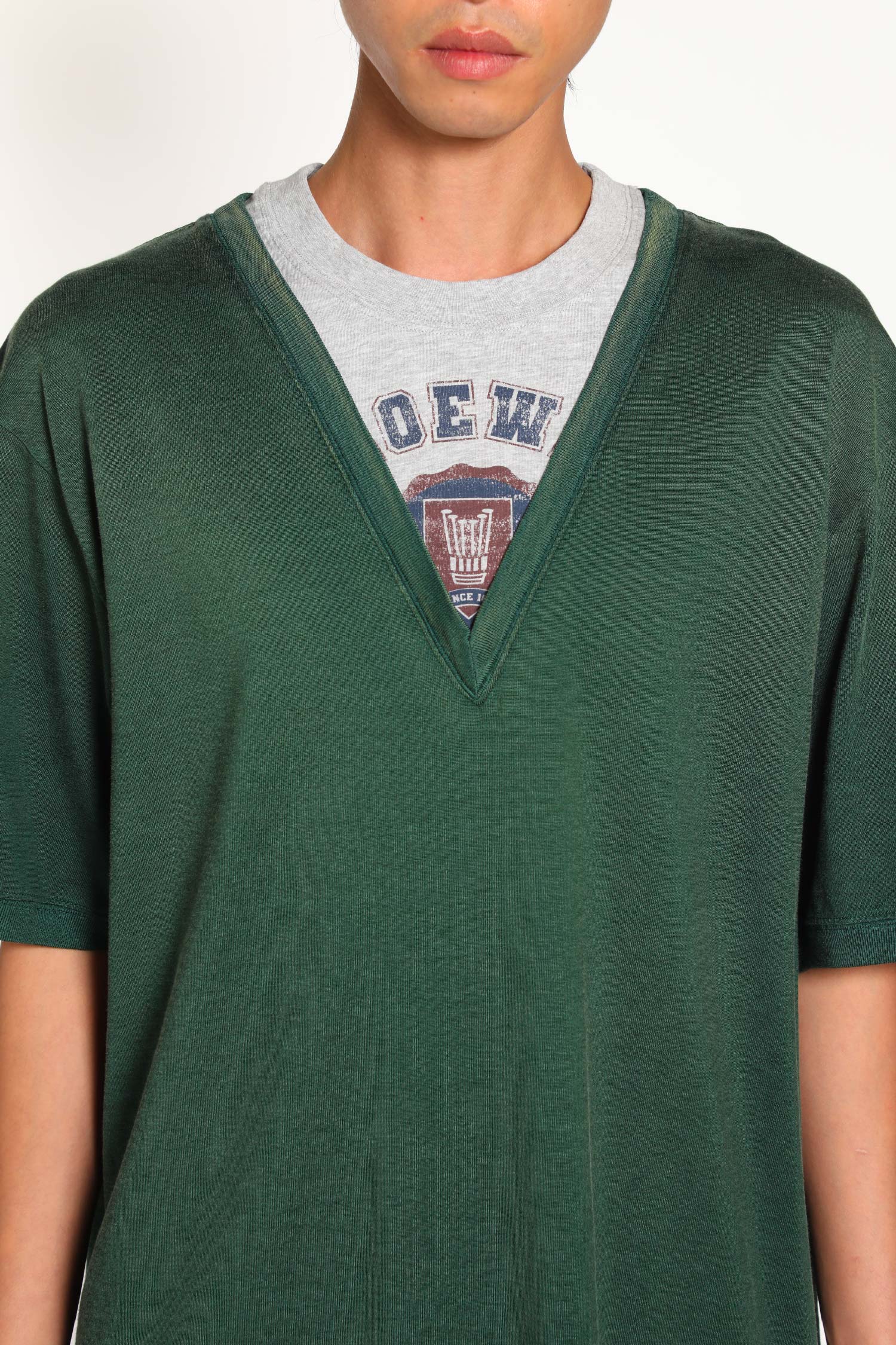 Loose Fit Fluid Cotton T-Shirt