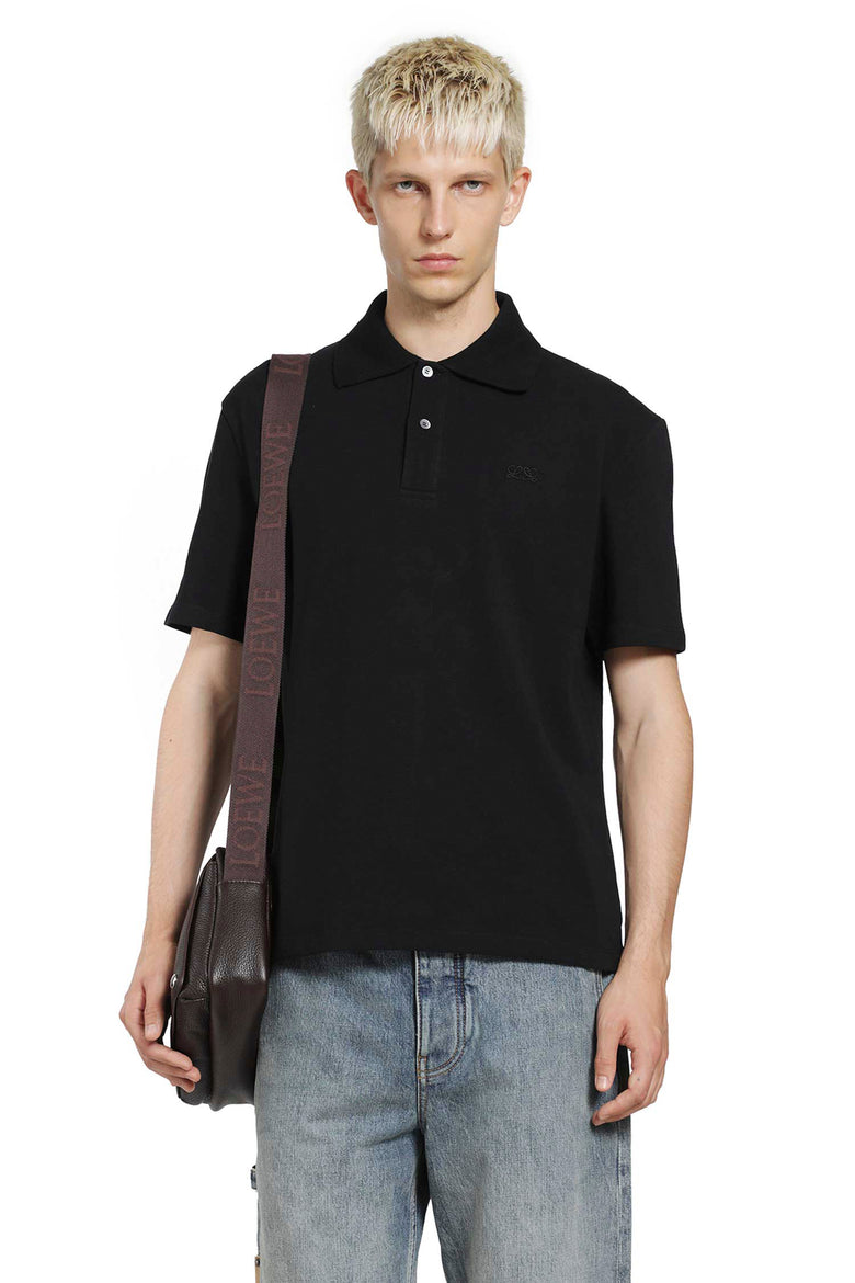 LOEWE Cotton Piqué Polo Shirt man
