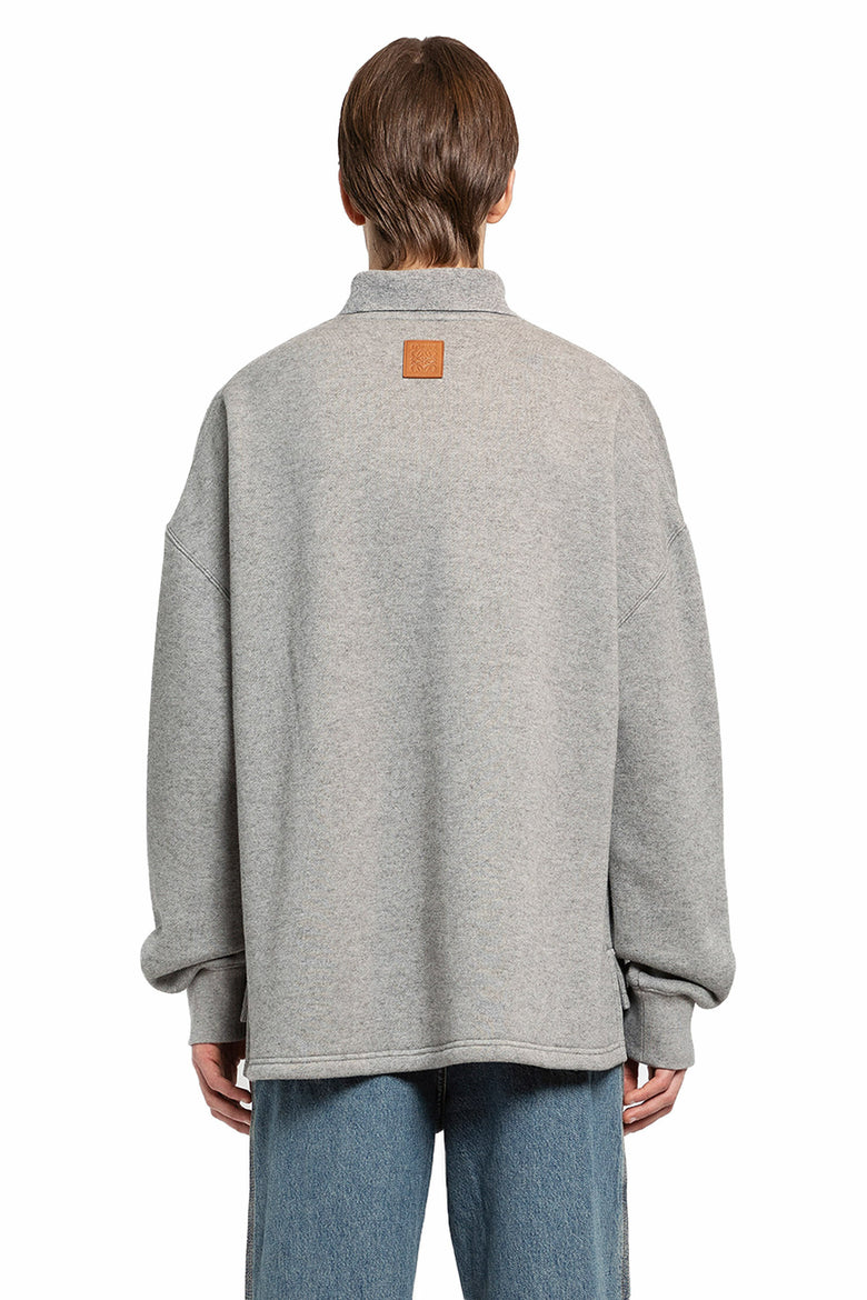 LOEWE MAN GREY SWEATSHIRTS