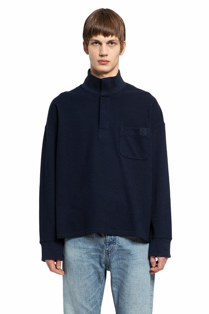 LOEWE MAN BLUE SWEATSHIRTS