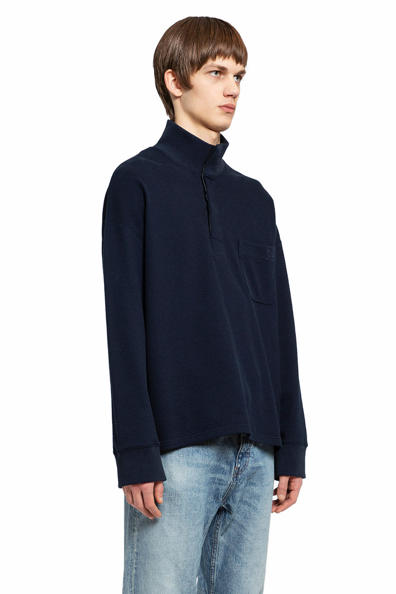 LOEWE MAN BLUE SWEATSHIRTS