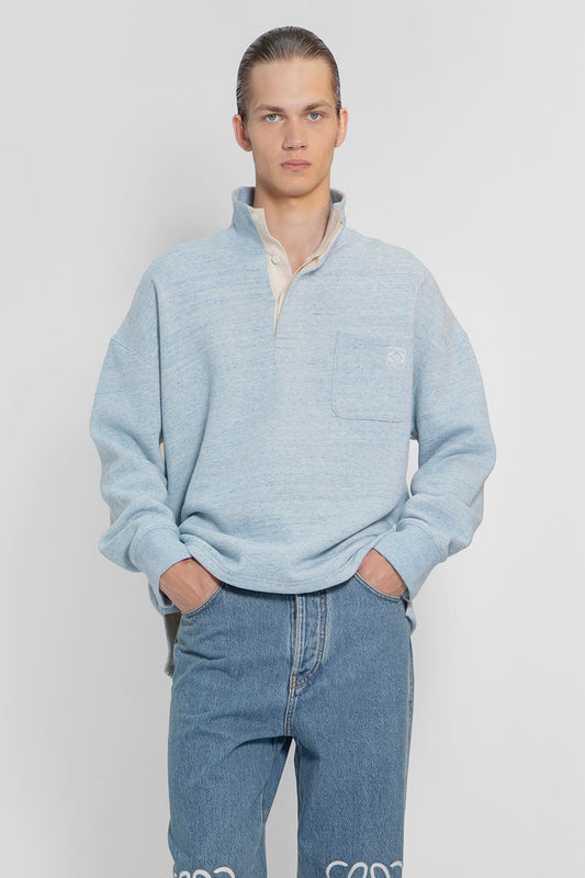 LOEWE MAN BLUE SWEATSHIRTS