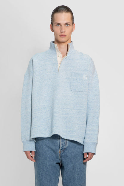 LOEWE MAN BLUE SWEATSHIRTS