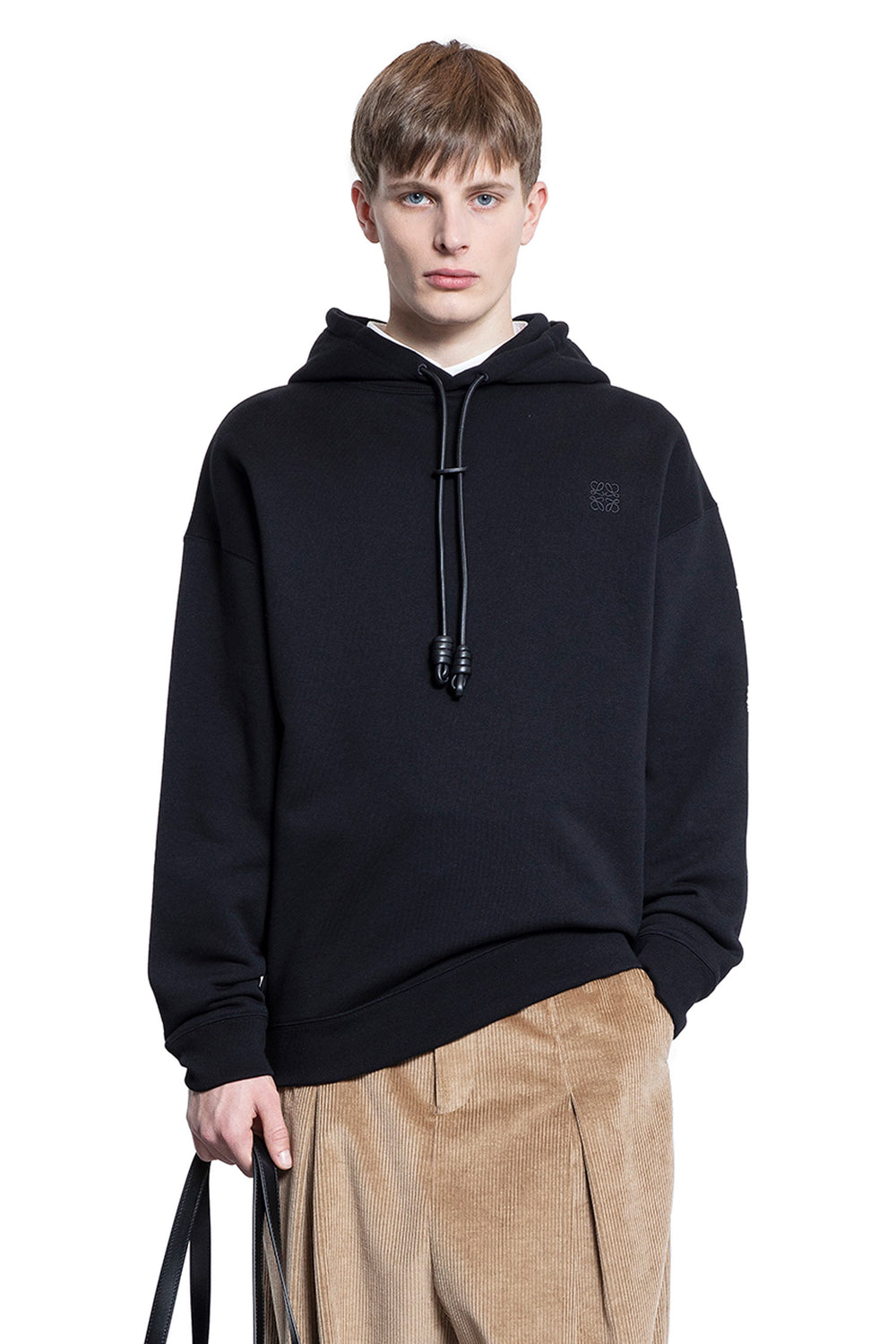 LOEWE MAN BLACK SWEATSHIRTS