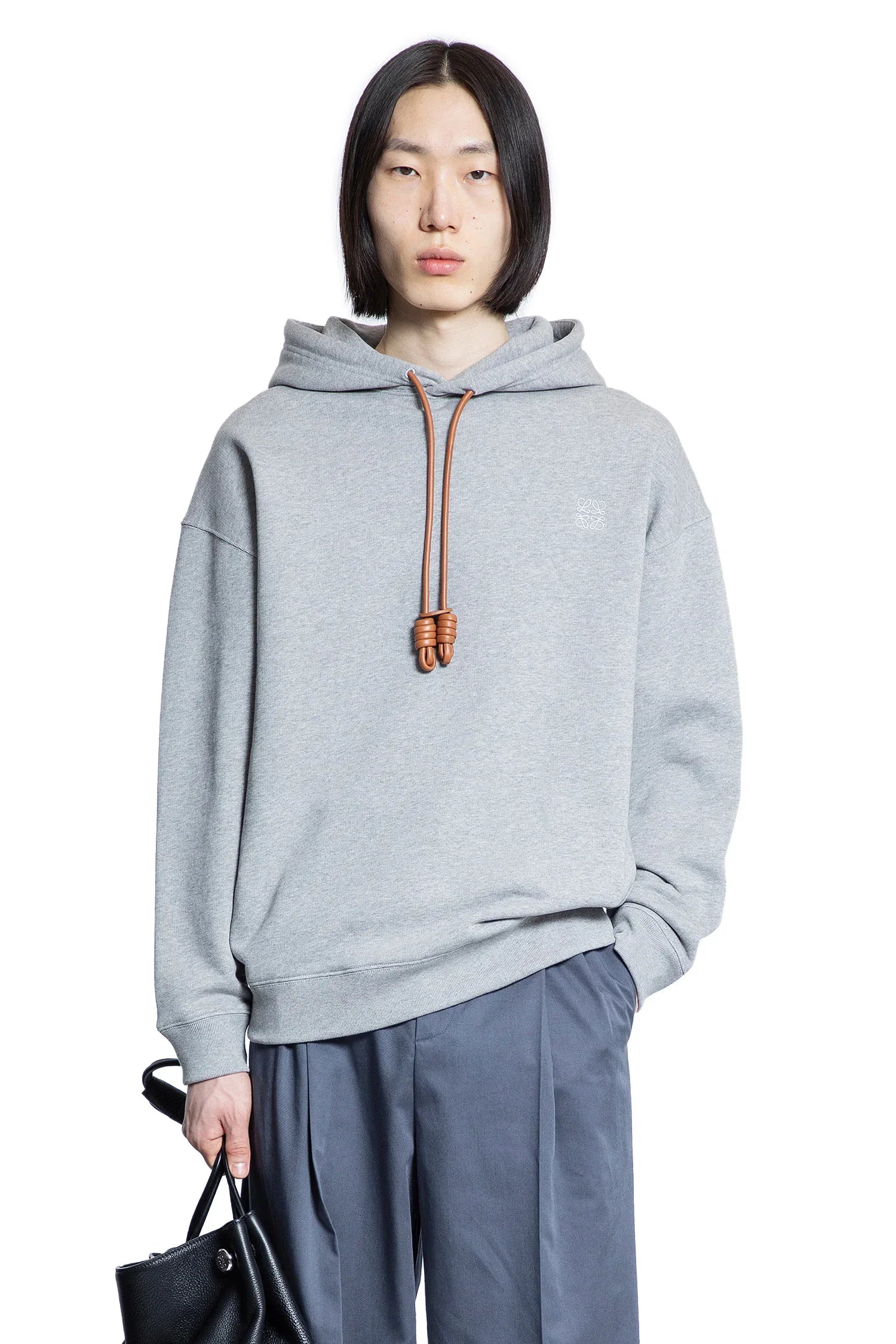 Relaxed Fit Hoodie in Cotton - Antonioli.eu