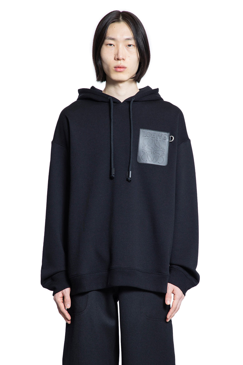 LOEWE MAN BLACK SWEATSHIRTS