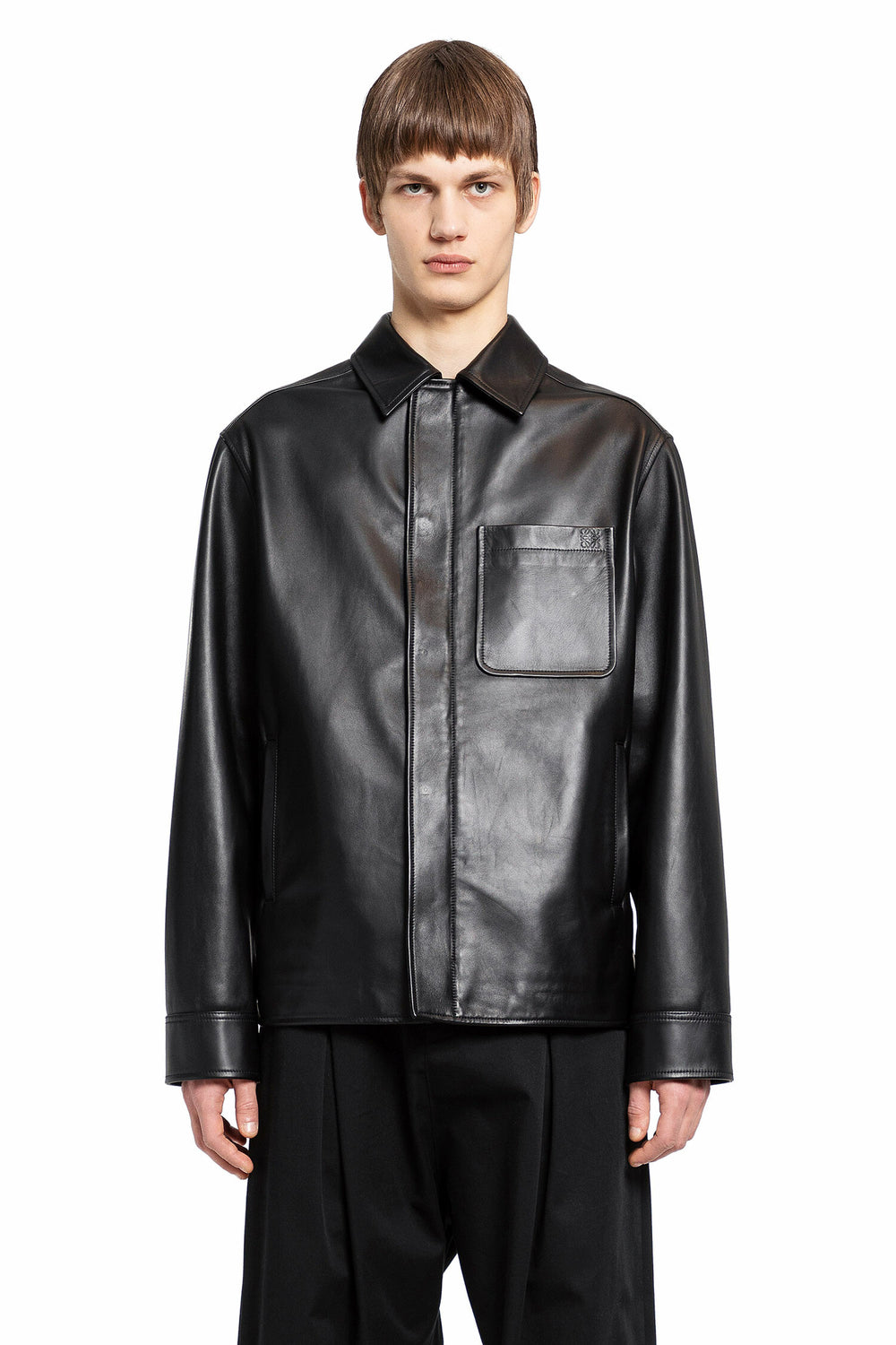 LOEWE MAN BLACK JACKETS