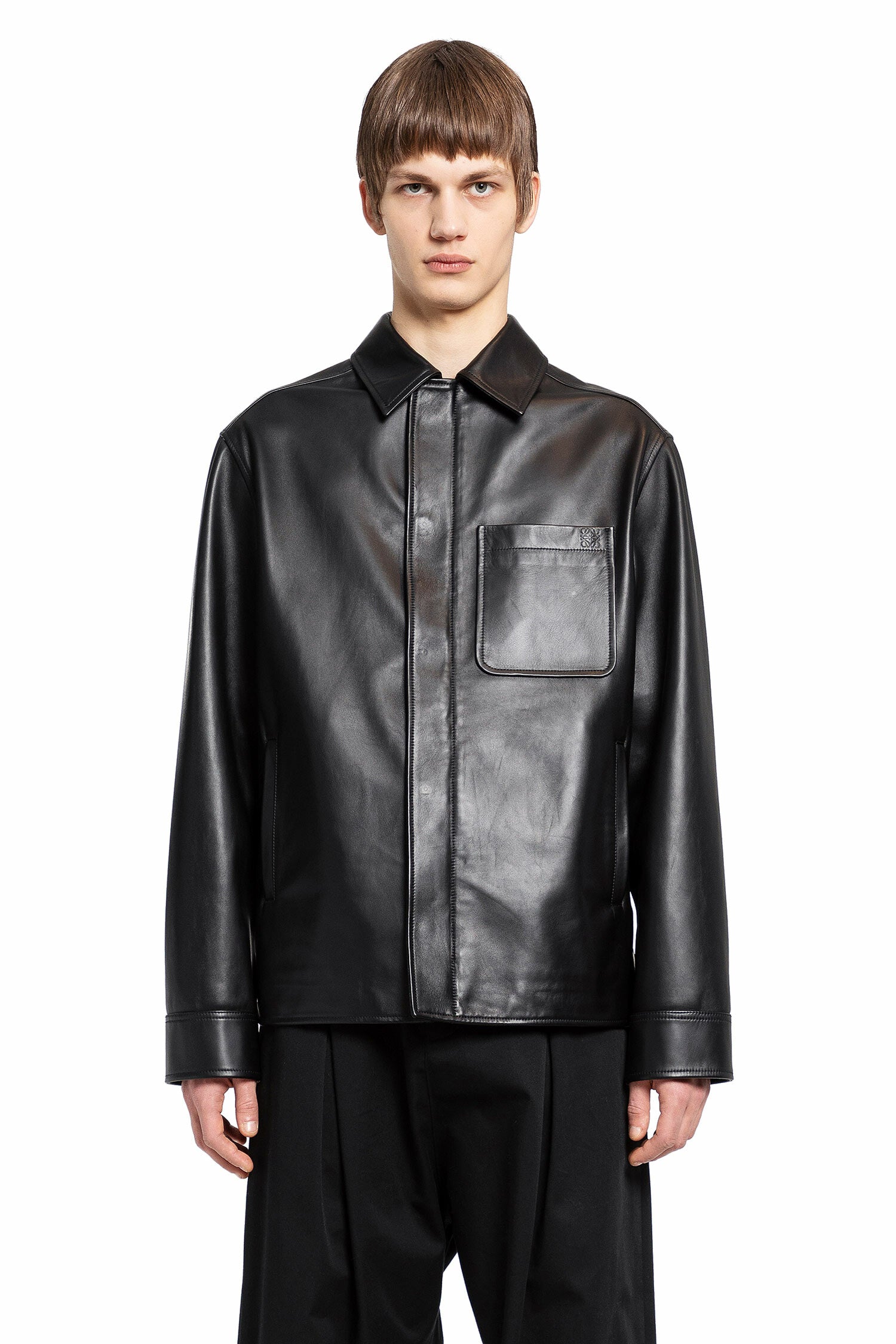 LOEWE MAN BLACK SHIRTS