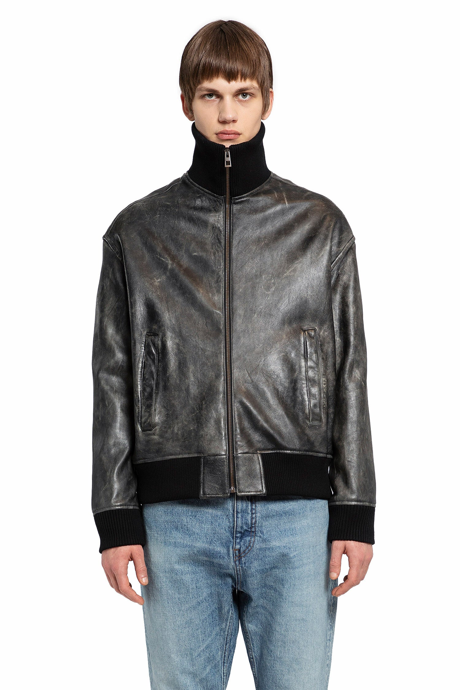 LOEWE MAN BLACK JACKETS