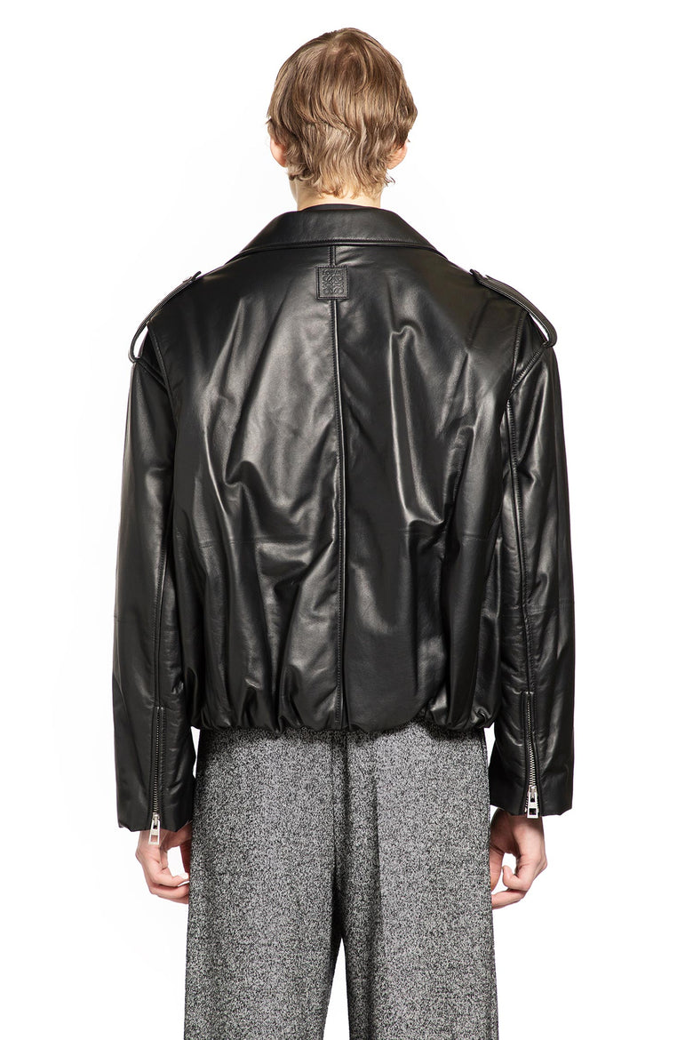 LOEWE Balloon Biker Jacket in Nappa man