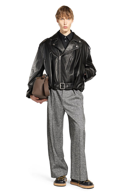 Balloon Biker Jacket in Nappa