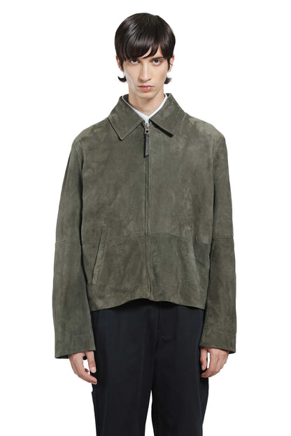 Suede Zip-Up Jacket