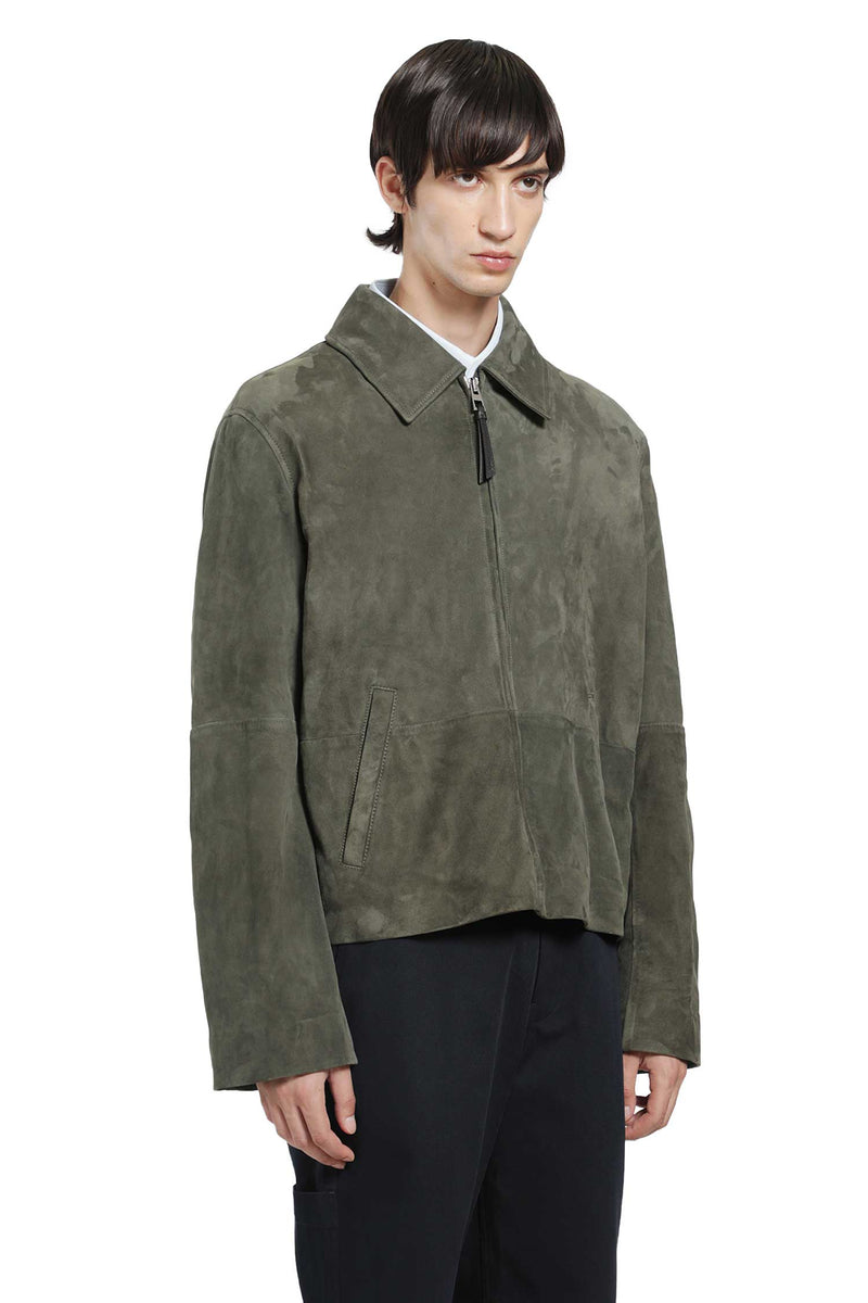 LOEWE Suede Zip-Up Jacket man